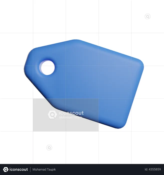 Tag  3D Illustration