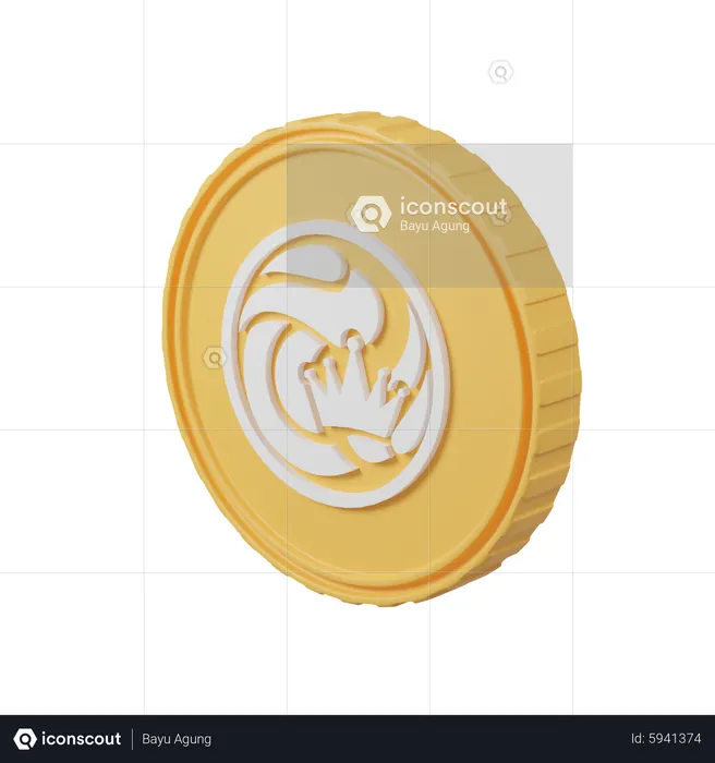 Tajcoin  3D Icon