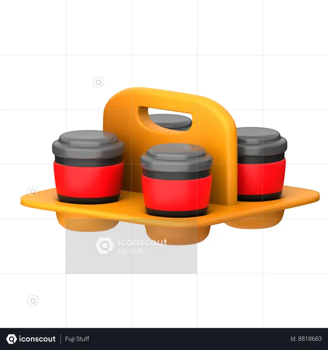 Take Away Drink  3D Icon