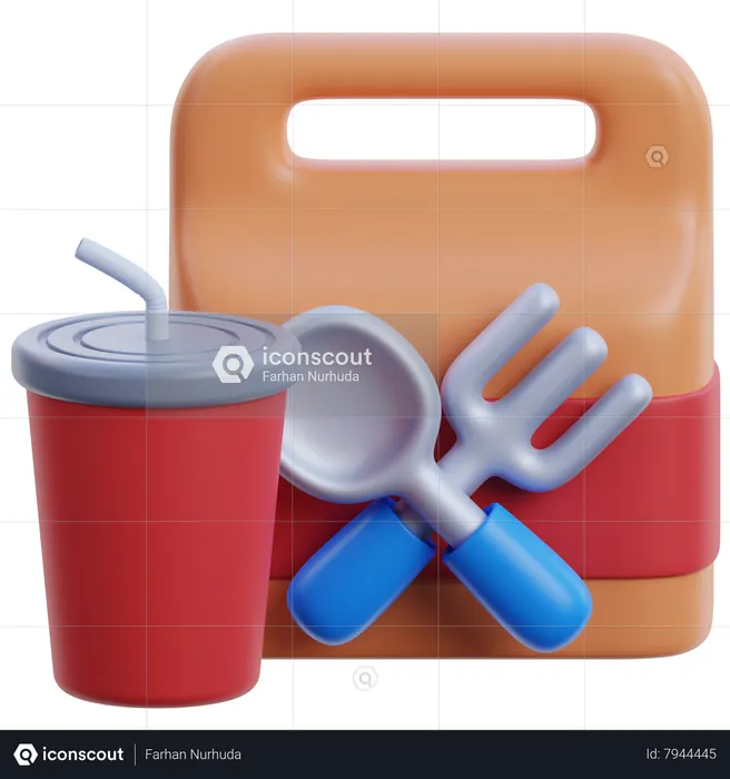 Take Away Drink  3D Icon