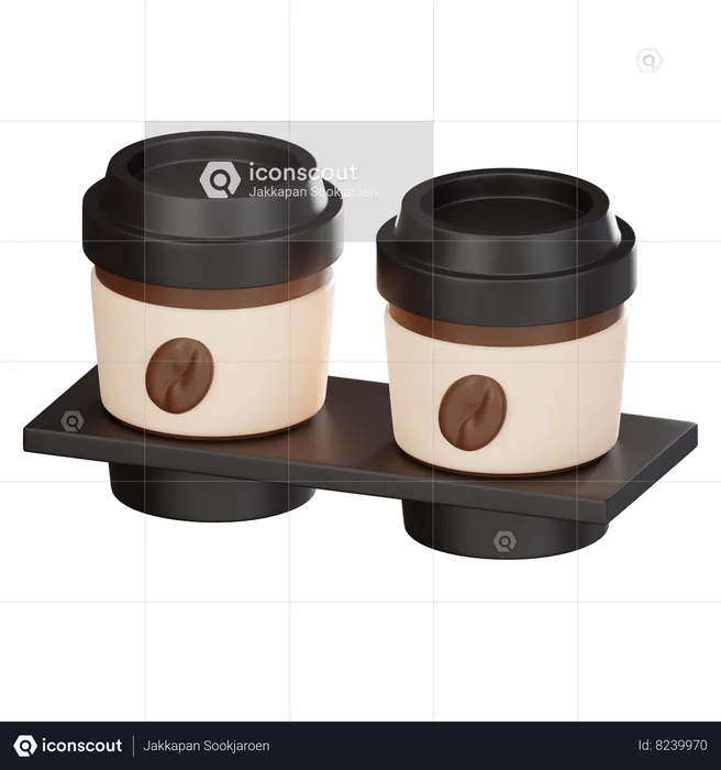 Takeaway Coffee  3D Icon