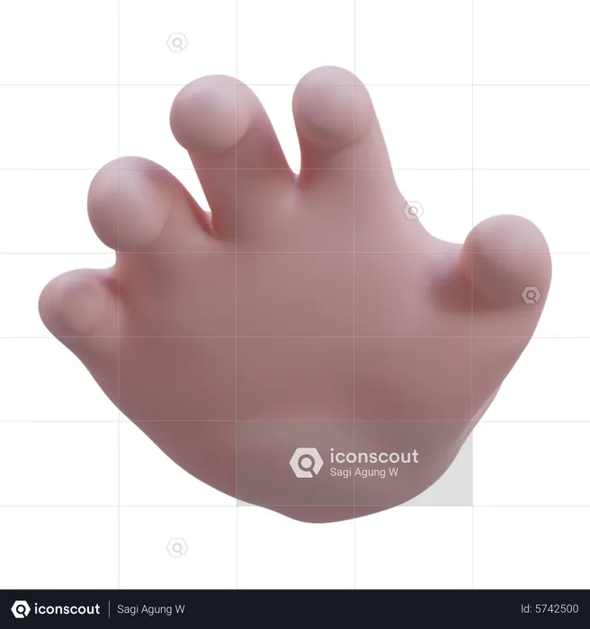 Taking Hand Gesture  3D Icon