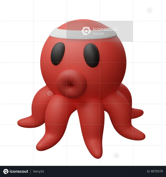 Tako  3D Icon