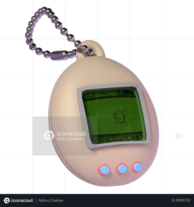 Tamagotchi  3D Icon