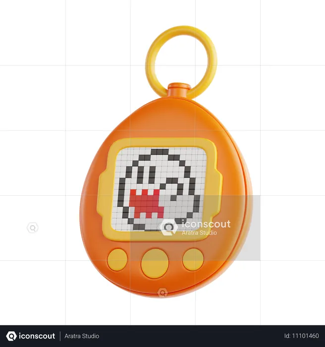 Tamagotchi gaming  3D Icon