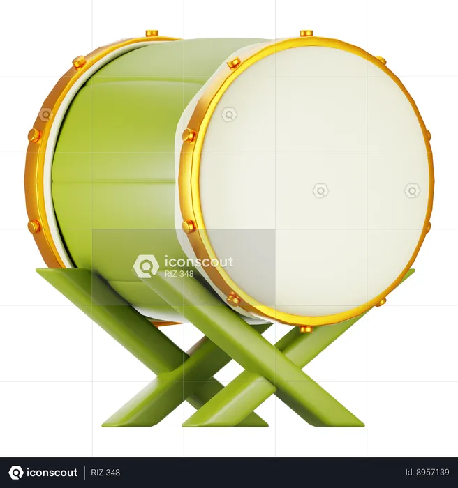 Tambor  3D Icon