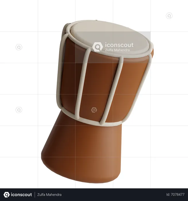 Tambor  3D Icon