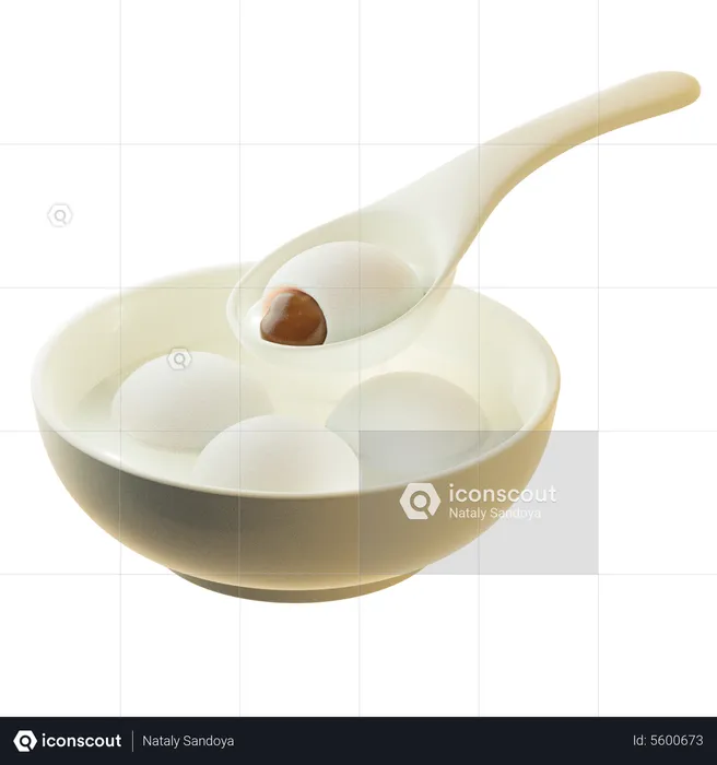Tangyuan  3D Icon