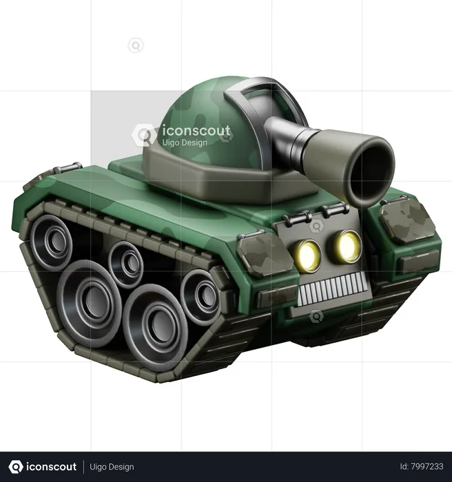 Tank  3D Icon