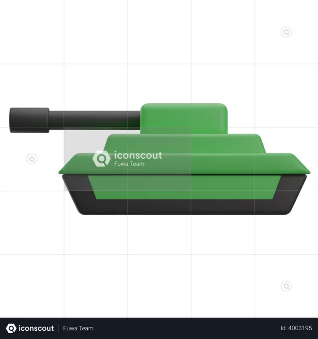 Tank  3D Illustration