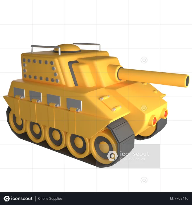 Tank  3D Icon