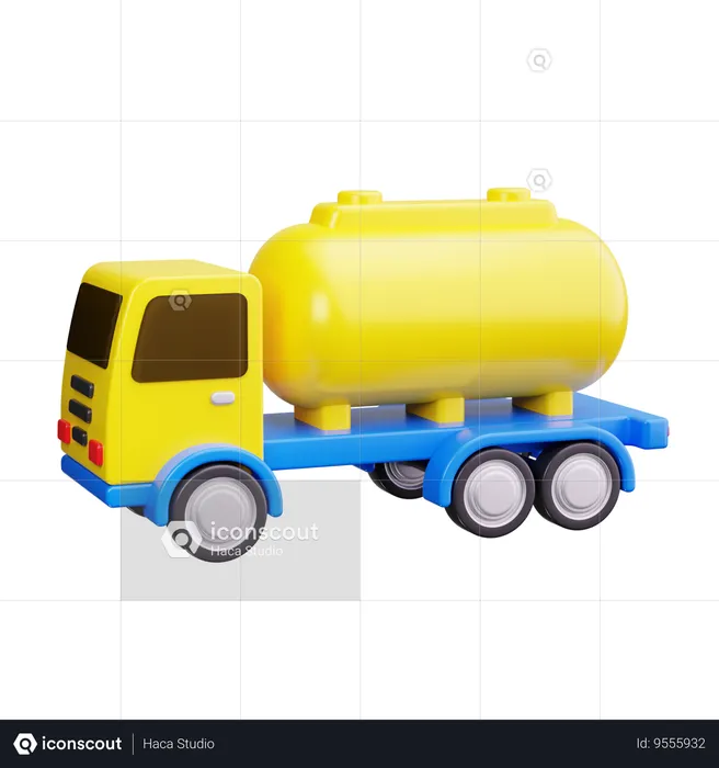 Tank Truck  3D Icon