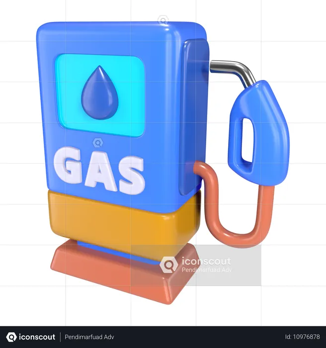 Tankstelle  3D Icon