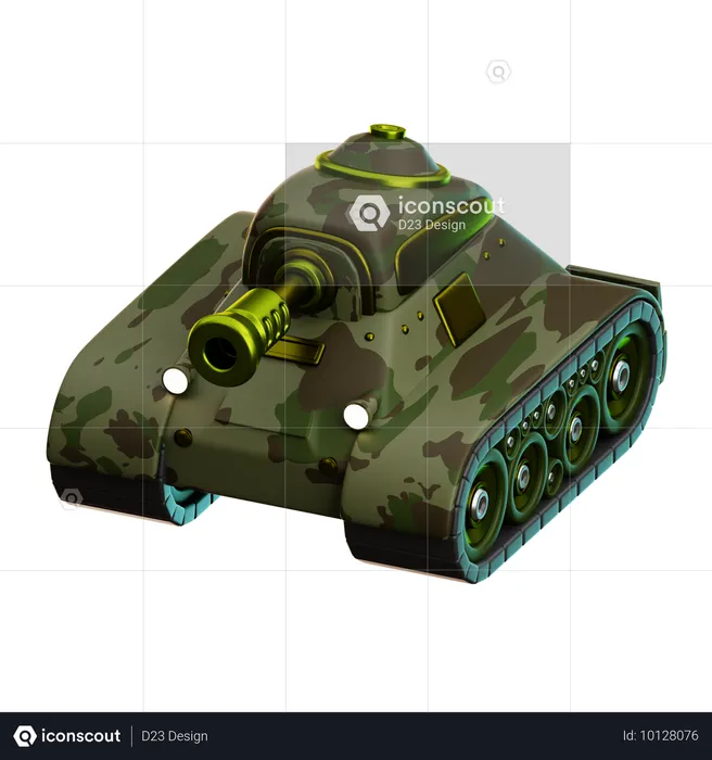 Tanque  3D Icon