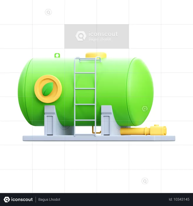 Depósito de combustible  3D Icon