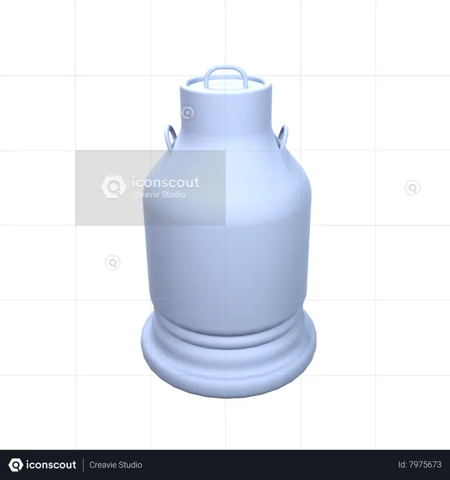 Tanque de leche  3D Icon