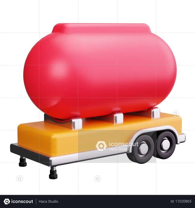 Tanque de óleo  3D Icon