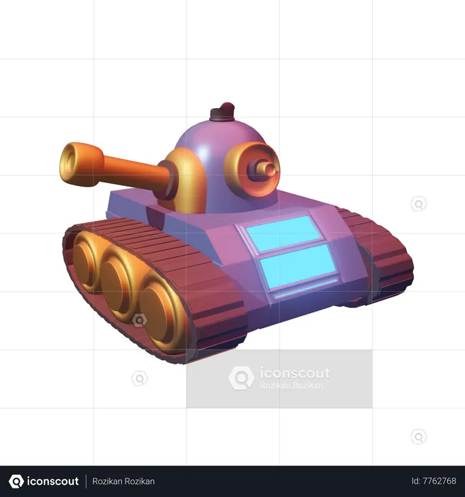 Tanque de madeira  3D Icon