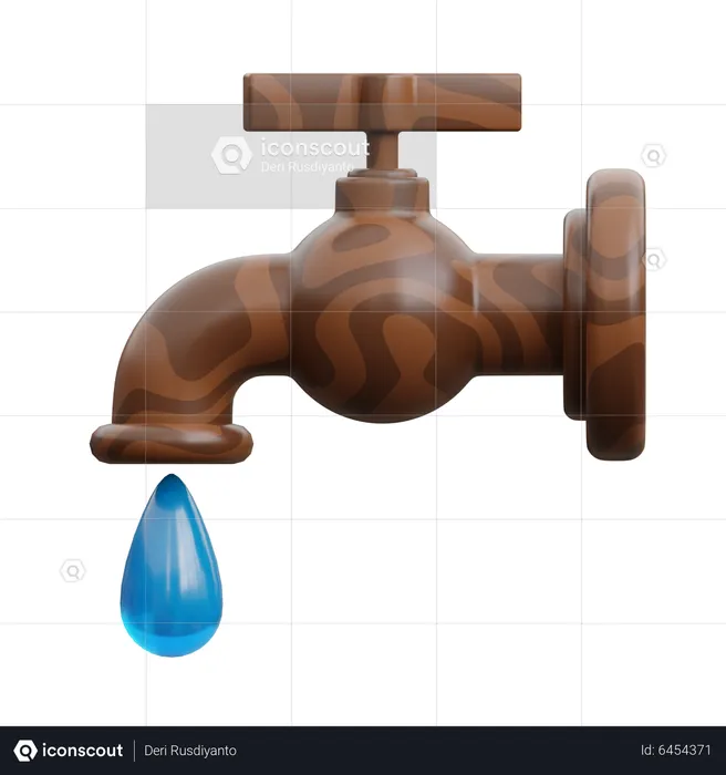 Tap Water  3D Icon