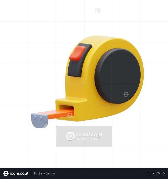 Tape Measure  3D Icon