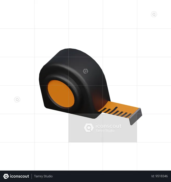 Tape measure  3D Icon