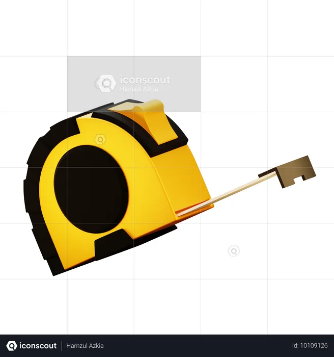 Tape Measure  3D Icon