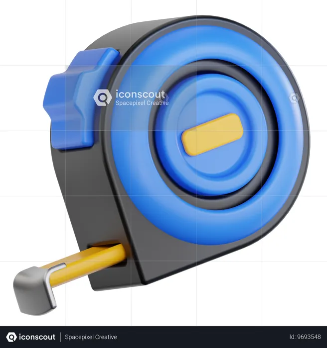 Tape Measure  3D Icon