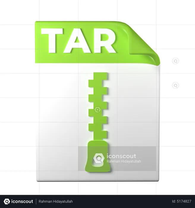 Tar-Datei  3D Icon