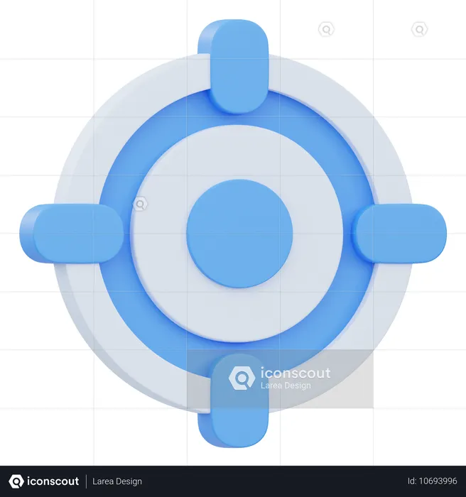 Target  3D Icon