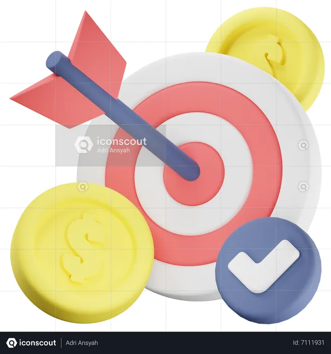 Target  3D Icon