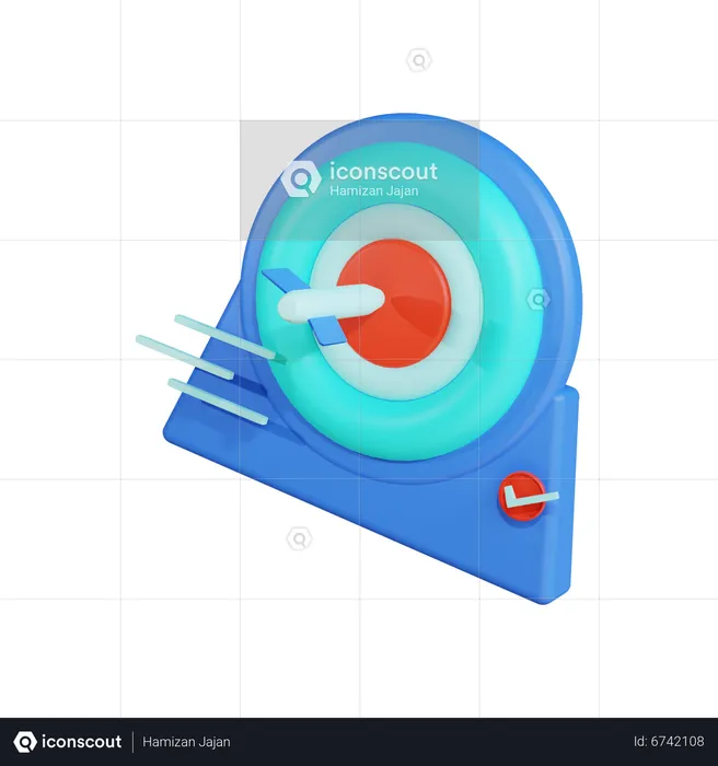 Target  3D Icon