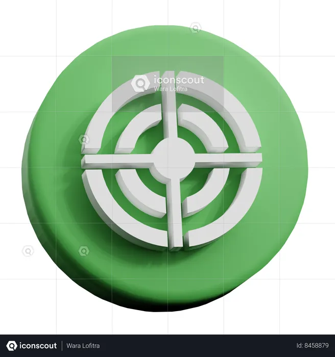 Target  3D Icon