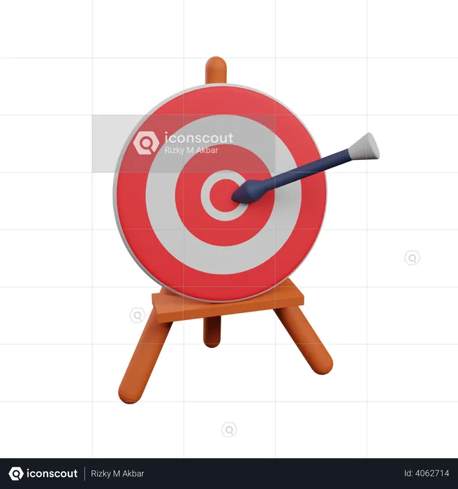 Target  3D Illustration