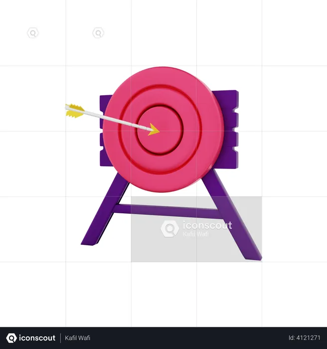 Target  3D Illustration