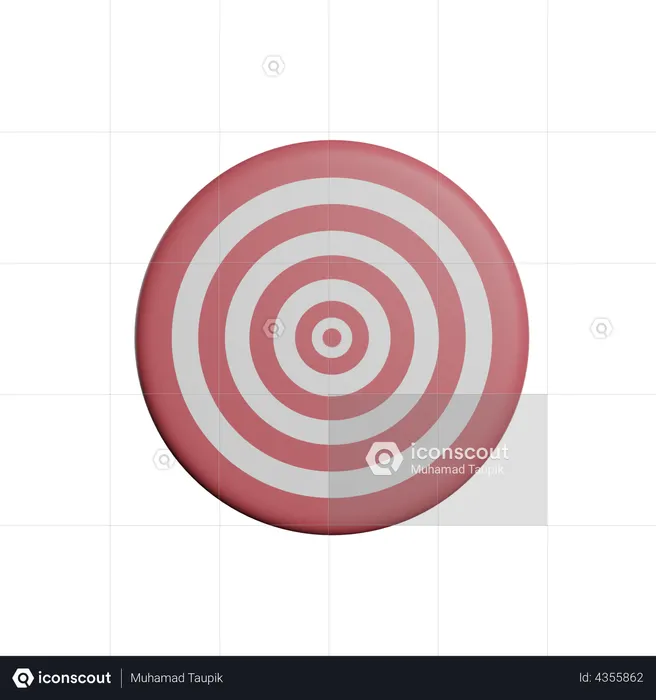 Target  3D Illustration