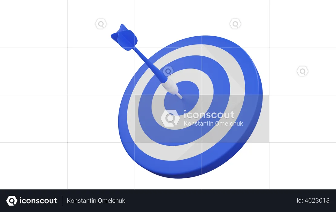 Target  3D Illustration