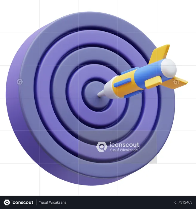 Business Target Goal  3D Icon