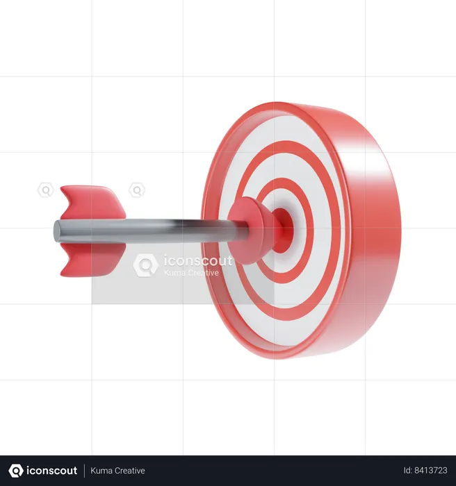 Target Analysis  3D Icon