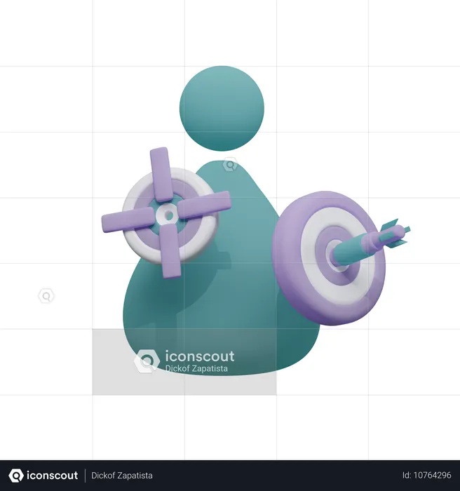 Target audience  3D Icon