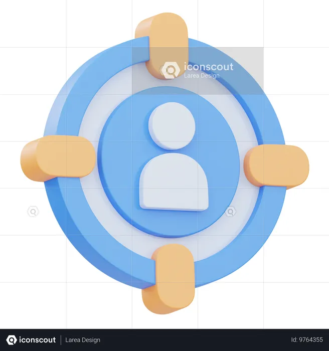 Target Audience  3D Icon