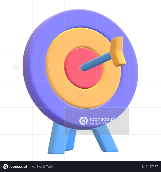 Target Board  3D Illustration