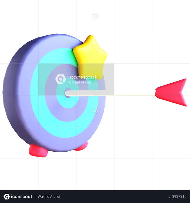 Target Board  3D Illustration