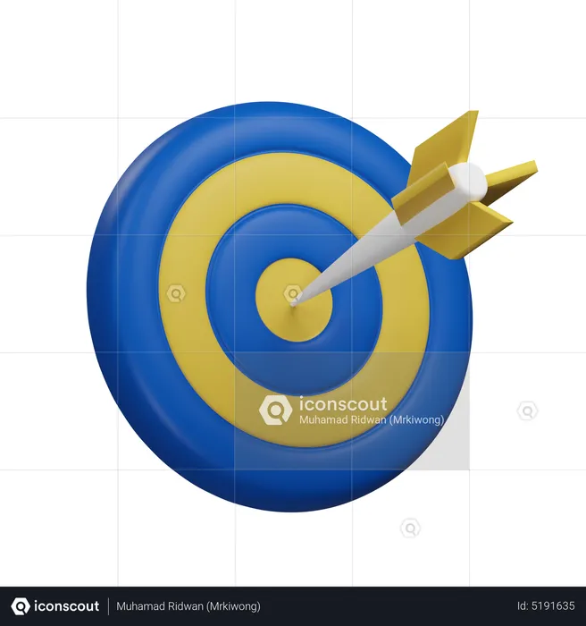 Target Board  3D Icon