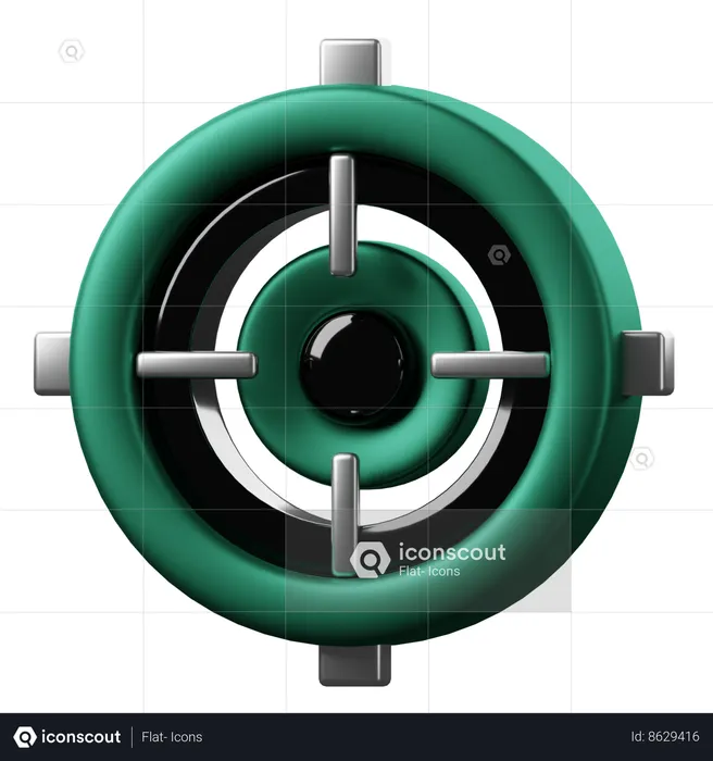 Target Crosshair  3D Icon