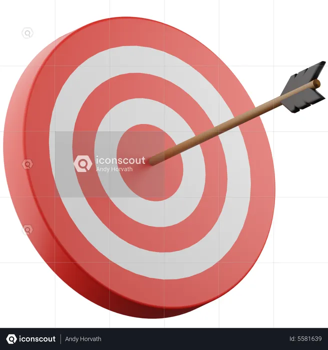 Target Goal  3D Icon