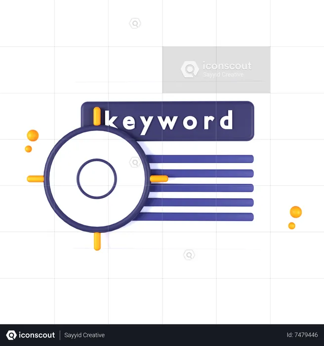 Target Keyword  3D Icon