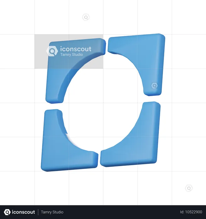 Target lock  3D Icon