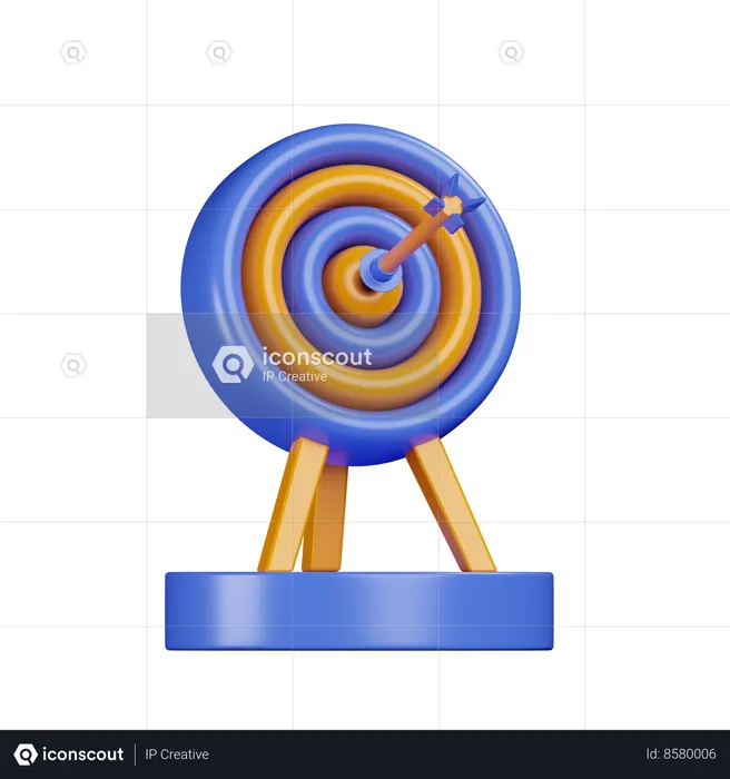 Target Marketing  3D Icon