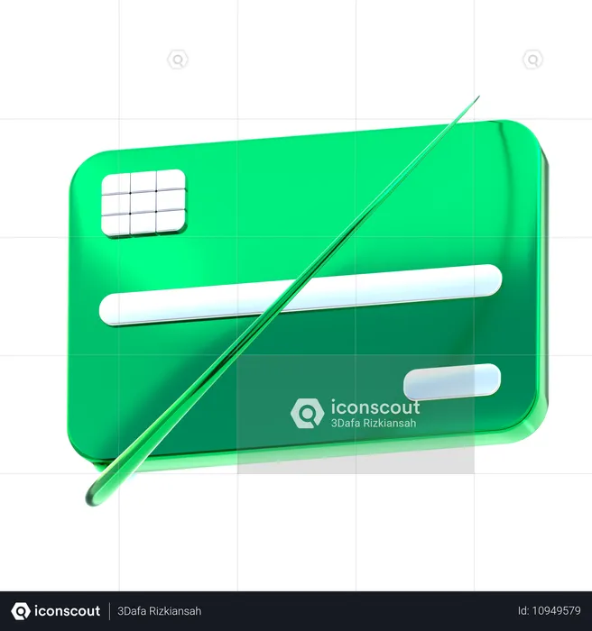 Tarjeta de crédito  3D Icon