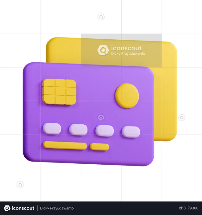 Tarjeta de pago  3D Icon